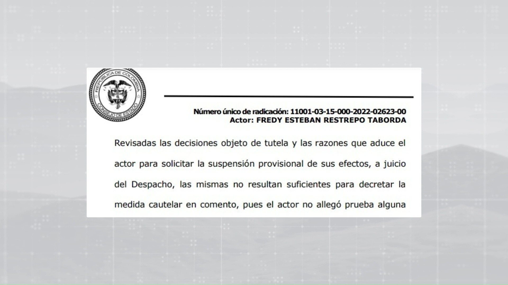 Alcalde suspendido presentará alegato ante la CIDH