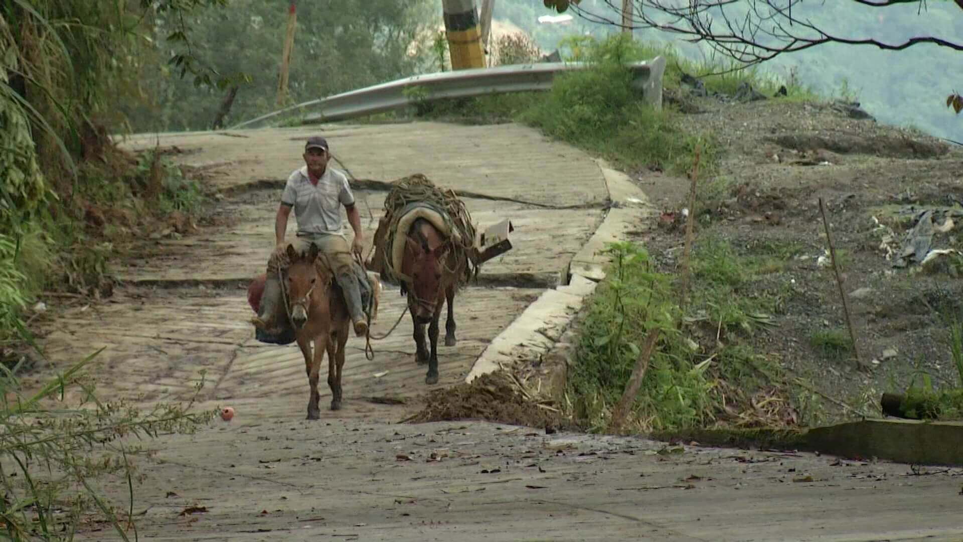 200 familias podrían quedar incomunicadas en San Sebastián de Palmitas