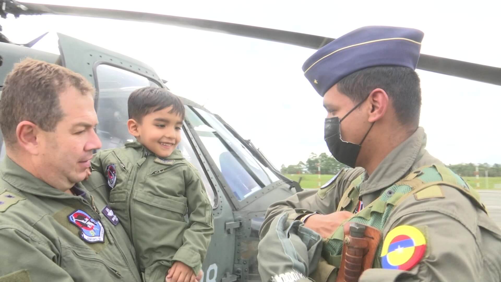 Mateo visitó a su madre en las nubes