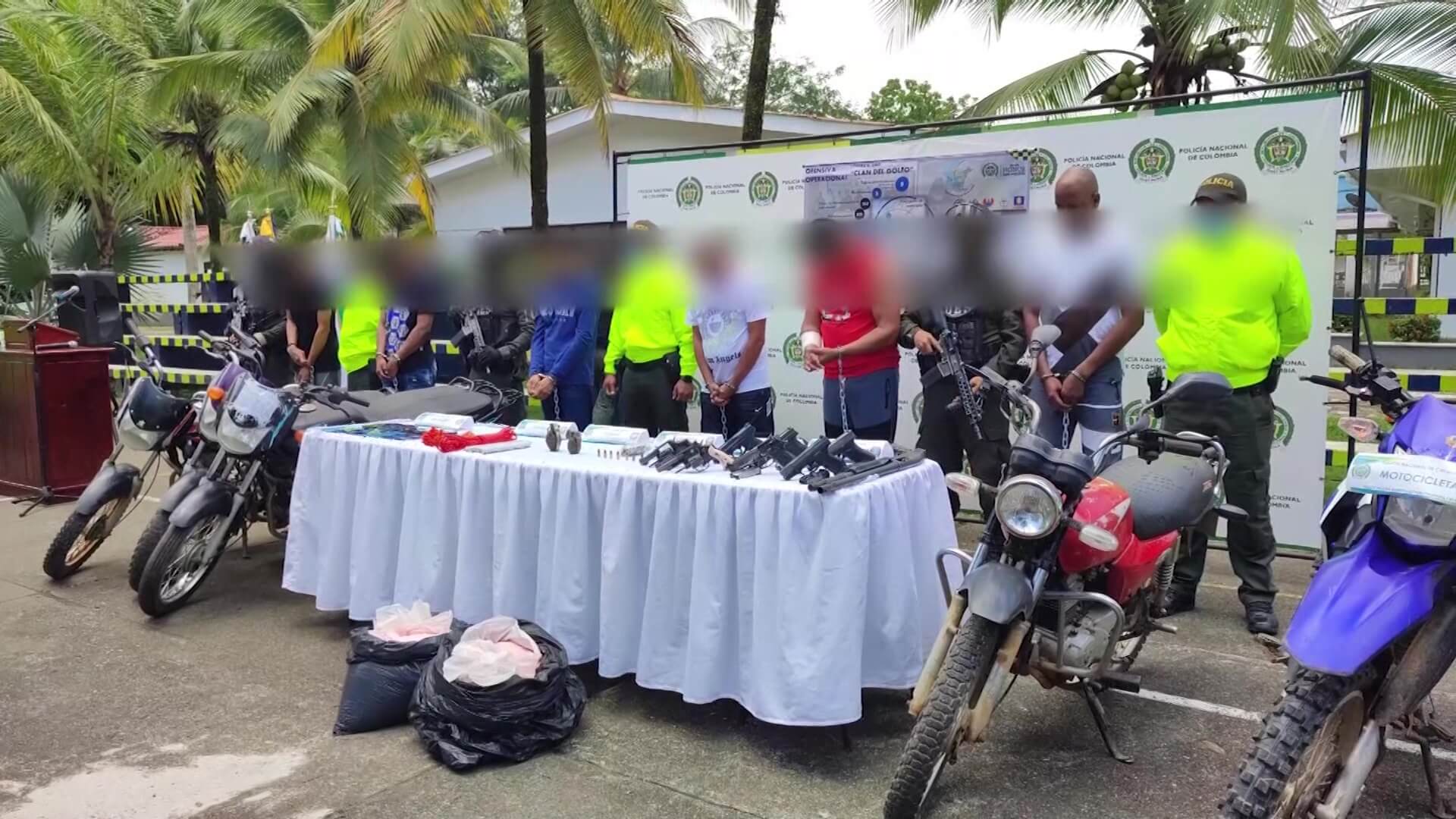 10 capturados en redada contra ‘Clan del Golfo’