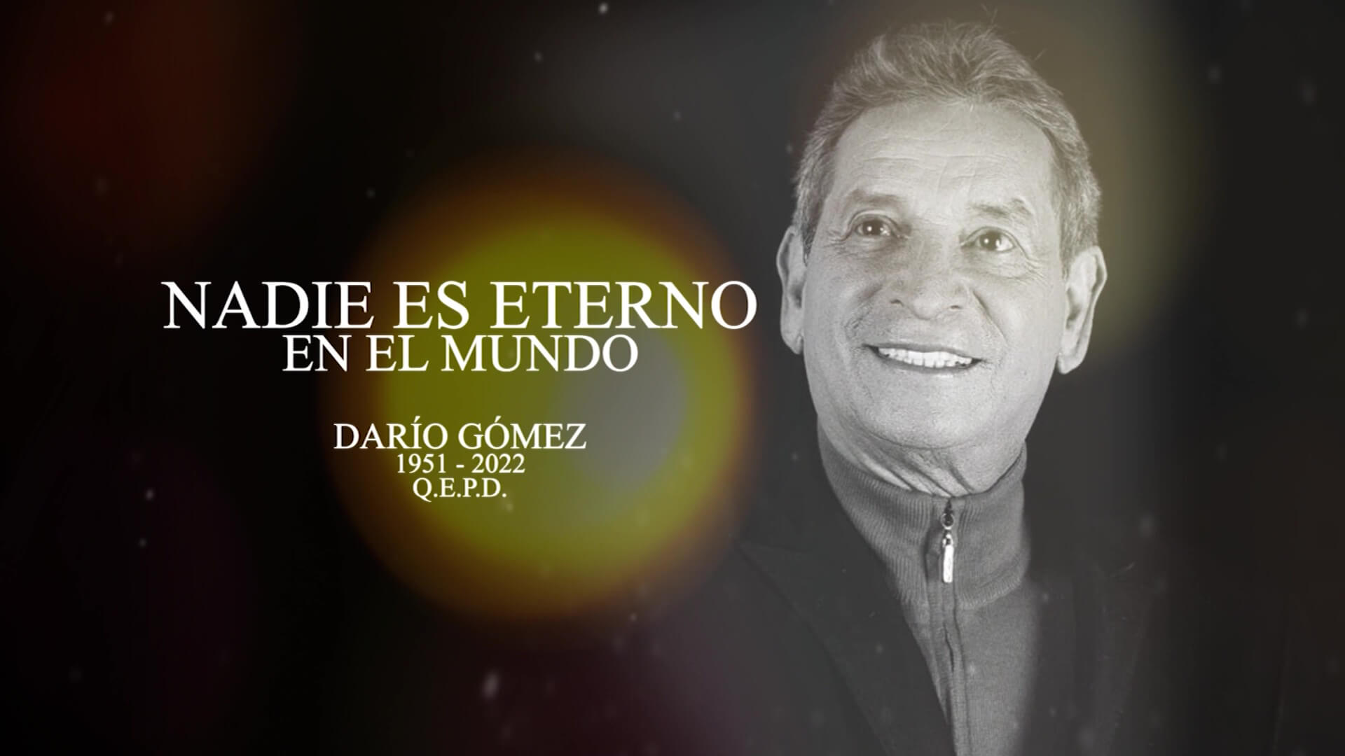 Capilla ardiente para adiós a Darío Gómez