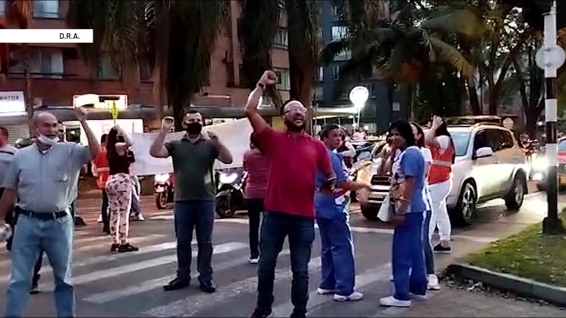 Protesta de familias afectadas en Atavanza