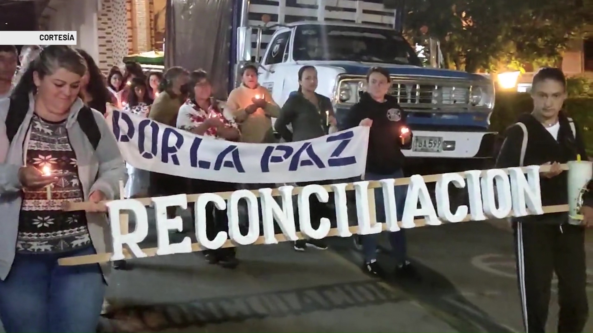 Marcha en homenaje a Juan David Ochoa