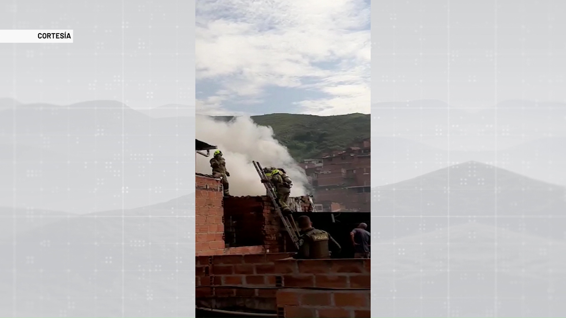 Incendio acabó con un tercer piso