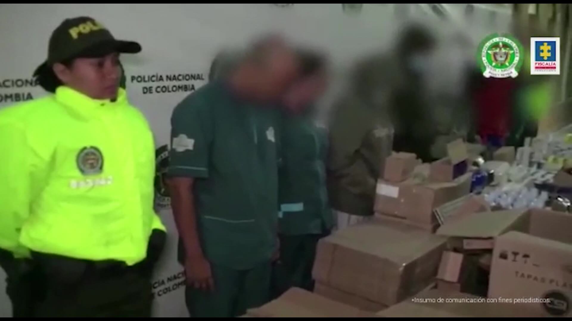 Capturas por falsificación de medicamentos