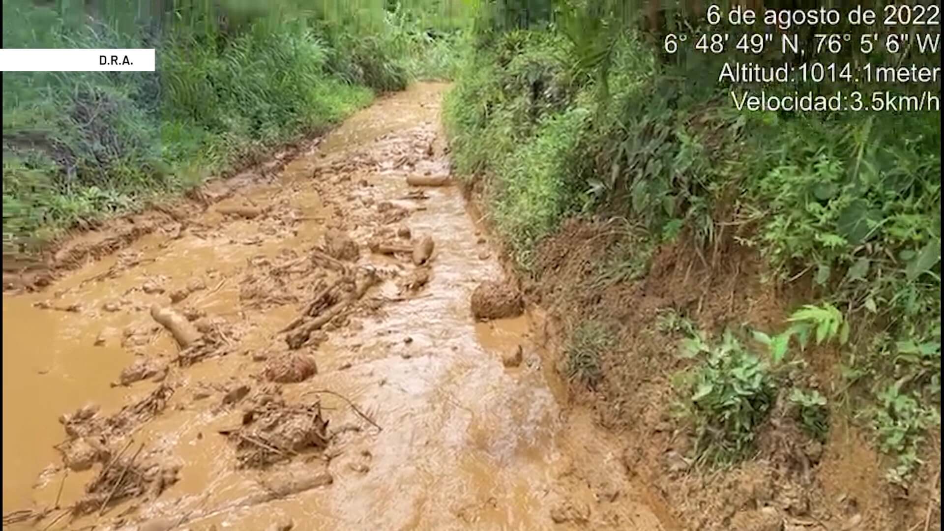 Por lluvias, niños sin alimentación escolar en Cañasgordas