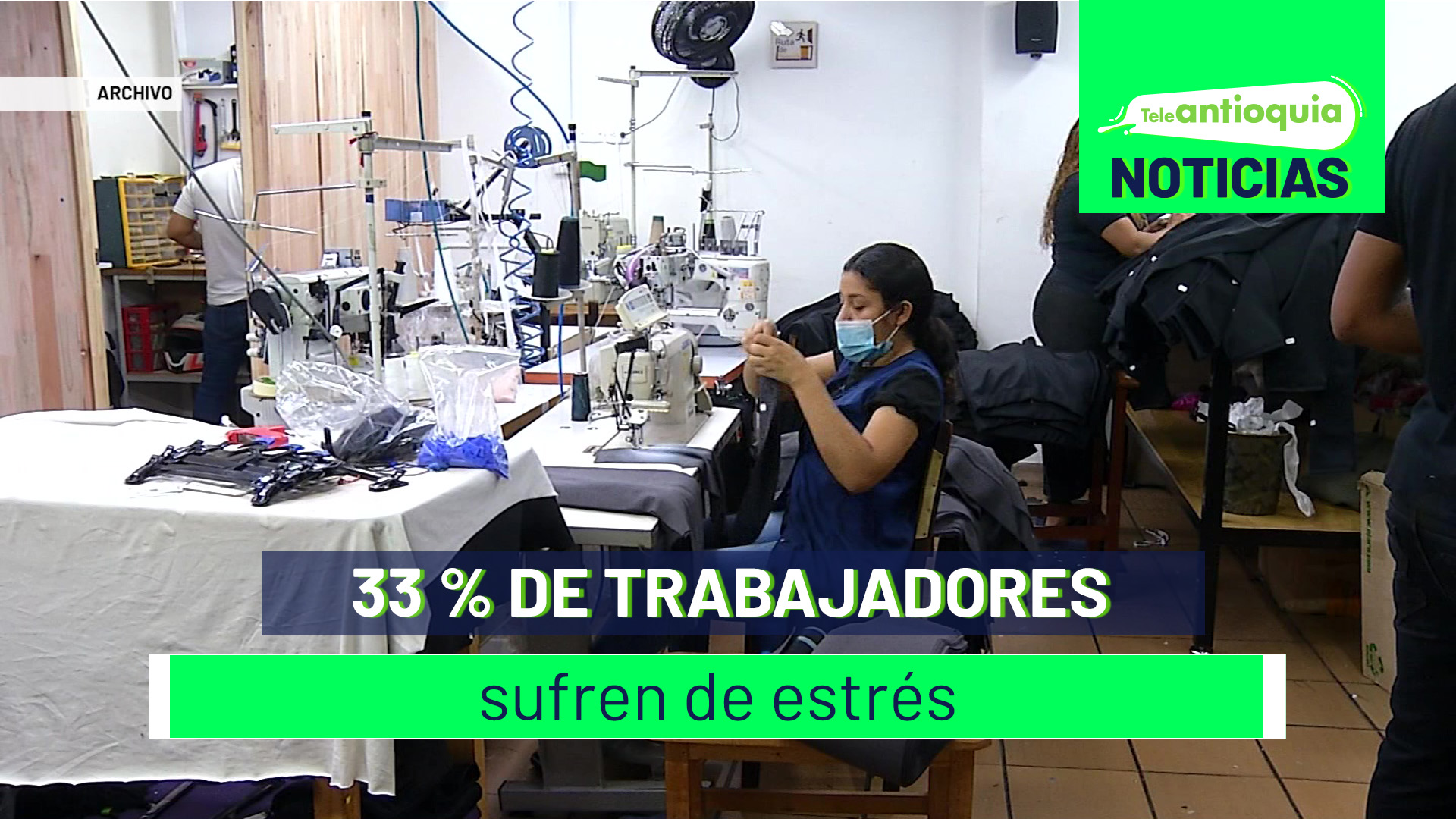 33 % de trabajadores sufren de estrés