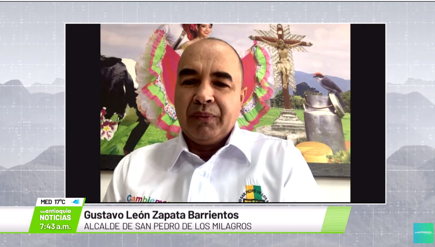 Entrevista con Gustavo Zapata, alcalde de San Pedro de los Milagros