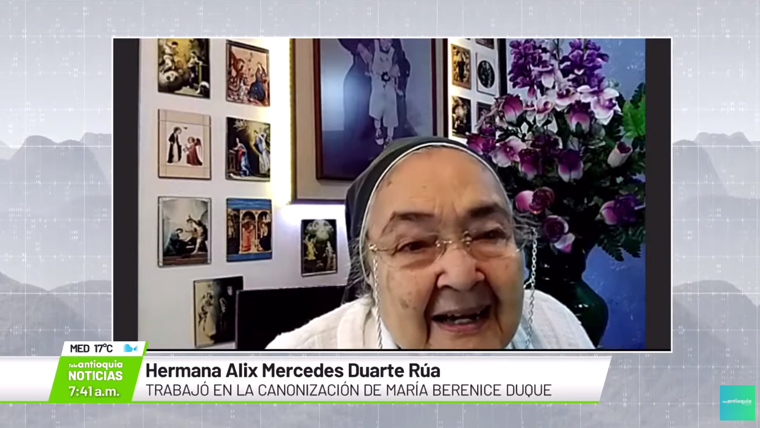 Entrevista con Hermana Alix Mercedes Duarte, apoyó a la Canonización