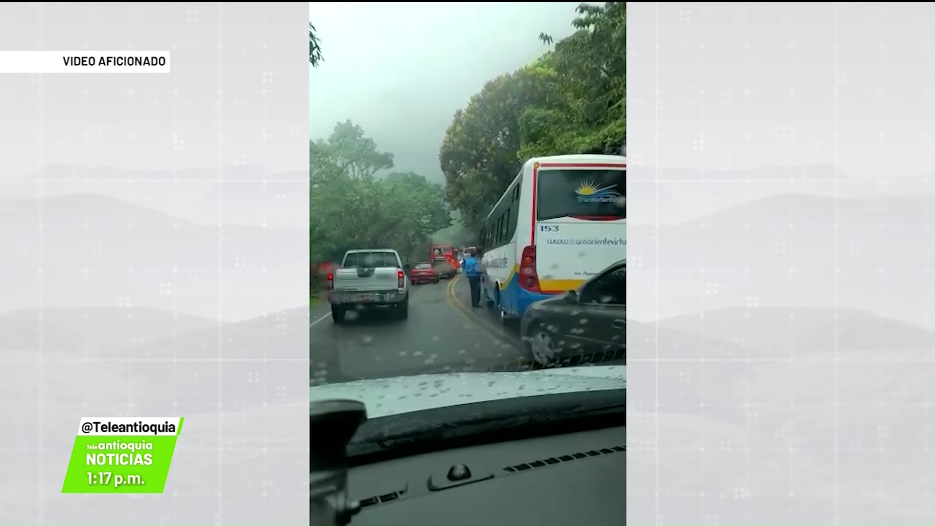 Nuevo accidente en la autopista Medellín Bogotá