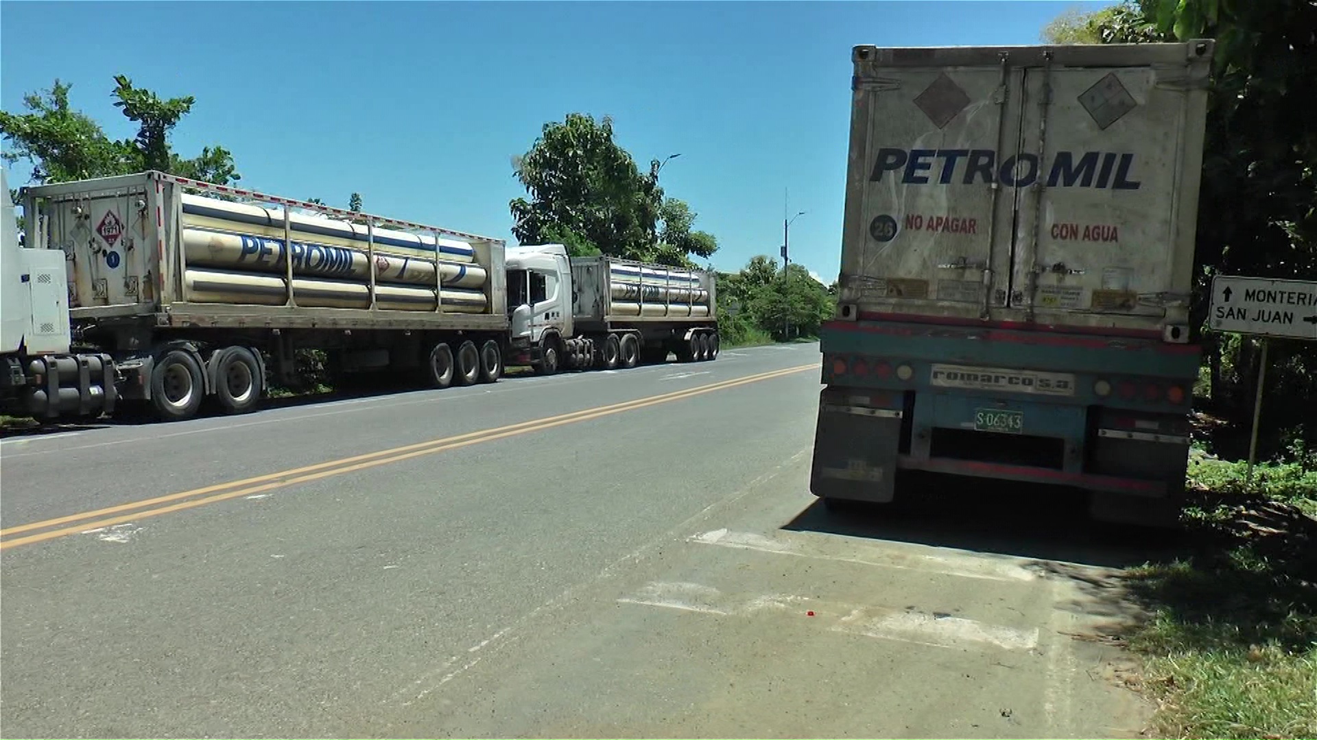 Bloqueos afectan suministro de gas en Urabá