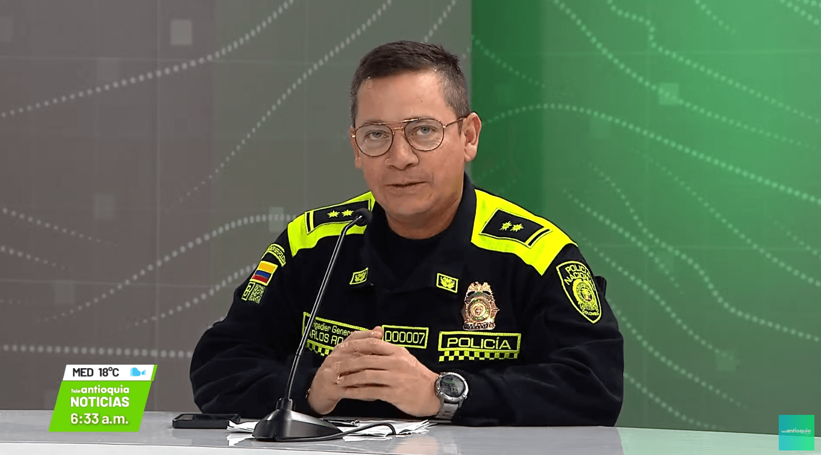 Entrevista con Brigadier General Carlos Humberto Rojas, comandante Policía Metropolitana