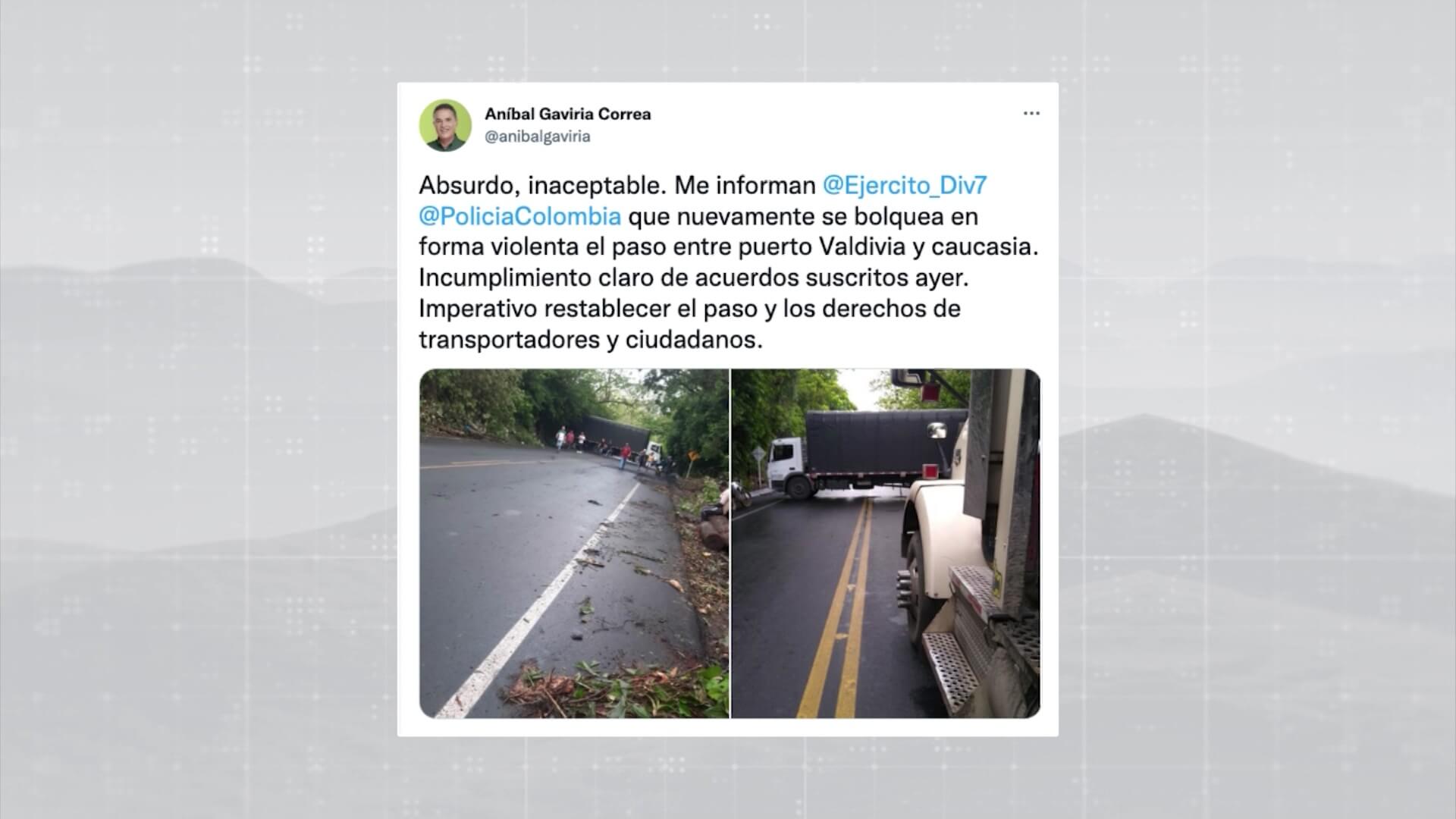 Pese al acuerdo, Troncal a la Costa volvió a ser bloqueada