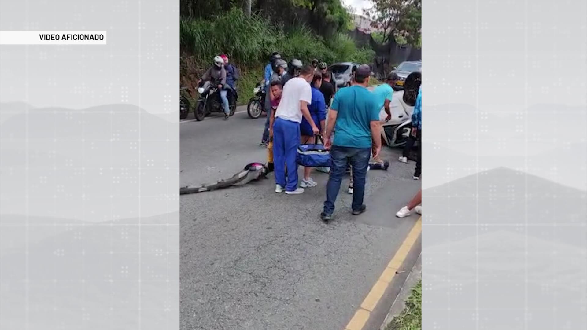 Seis heridos en accidente de tránsito