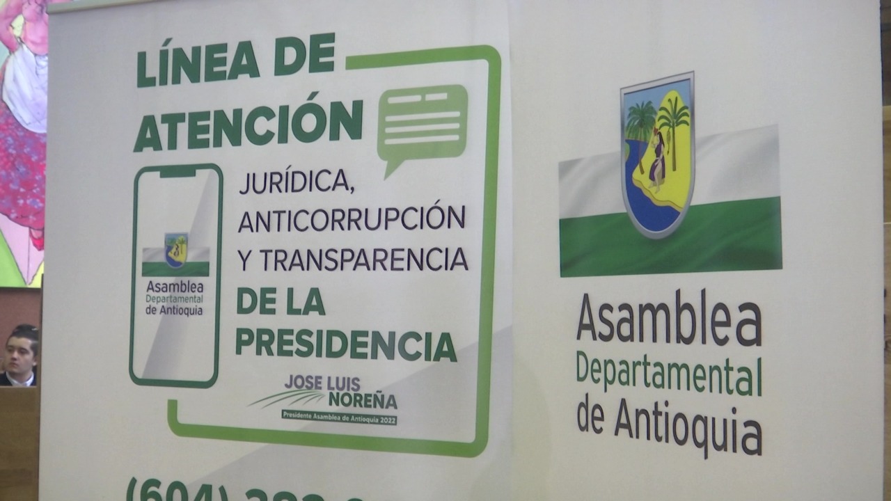 Línea anticorrupción en Asamblea de Antioquia