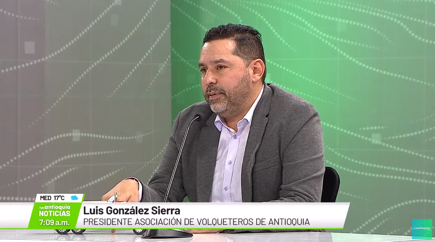 Entrevista a Luis González, pdnte Asociación Volquetero Antioquia