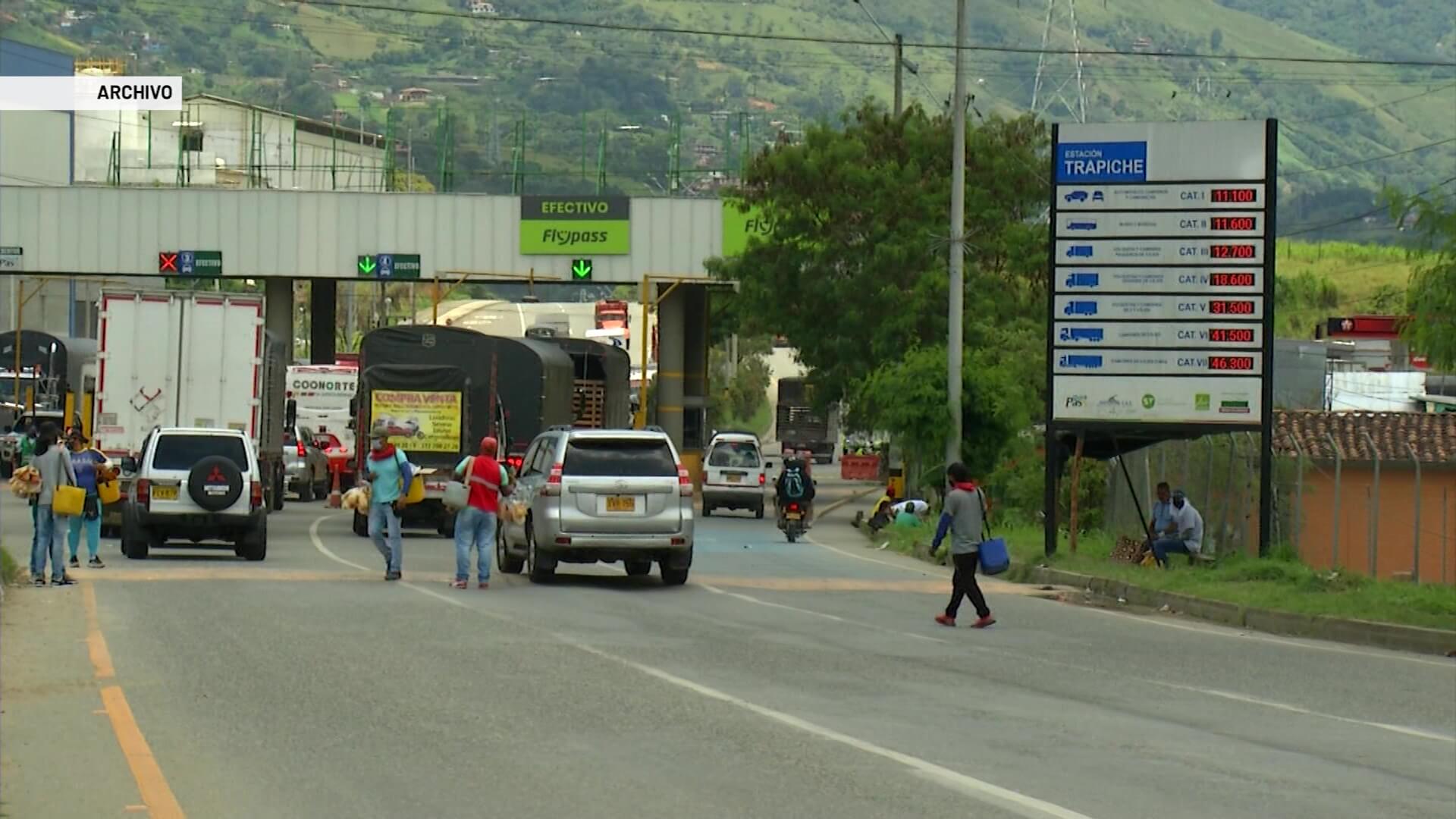 Definen fecha para reubicación del peaje Trapiche