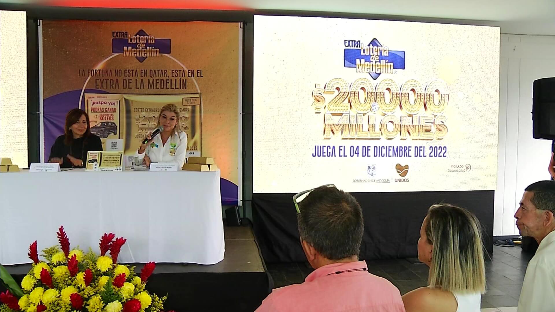 Extra Lotería de Medellín: $20 mil millones al mayor