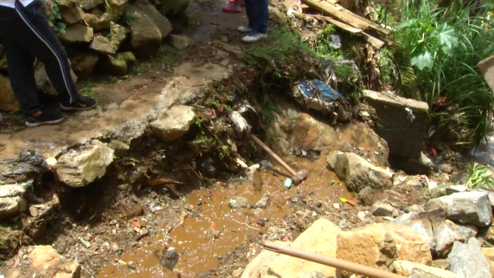 Fuertes lluvias azotan a San Antonio de Prado