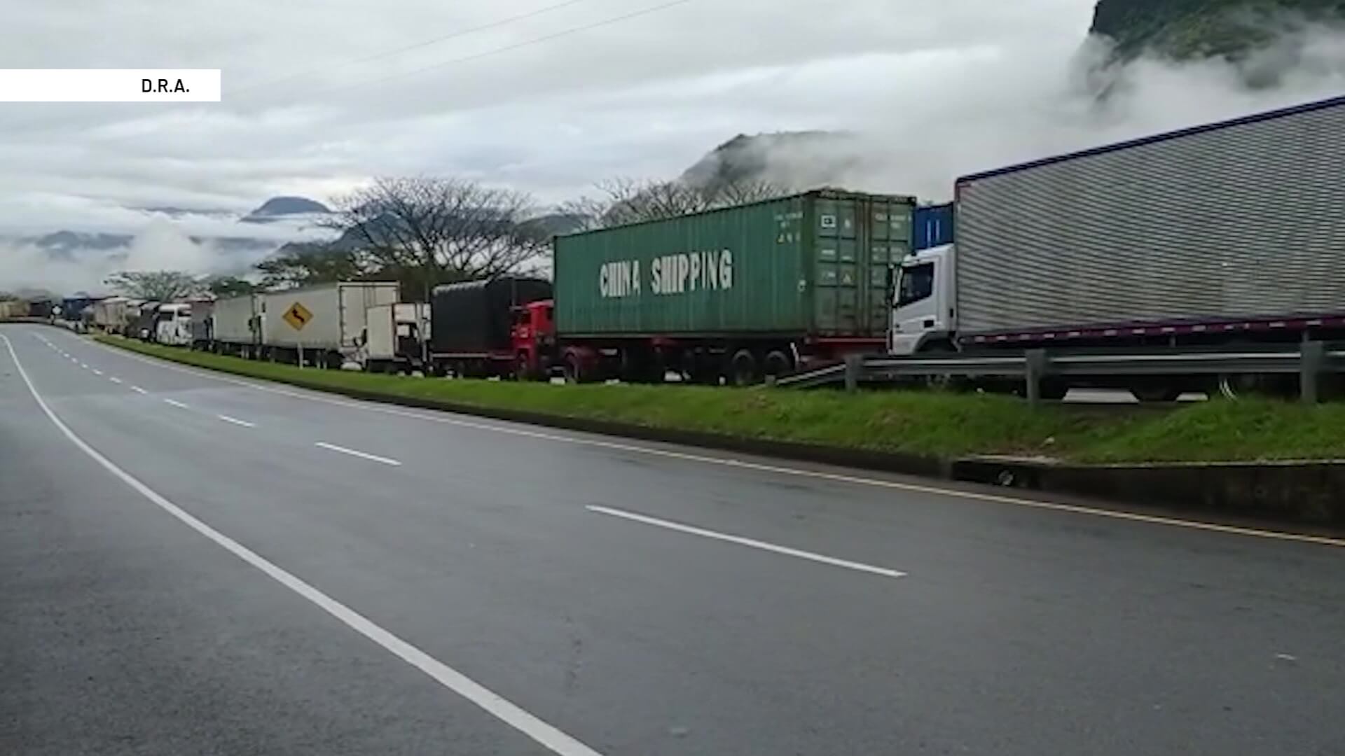 Gran trancón entre Peñalisa y La Pintada