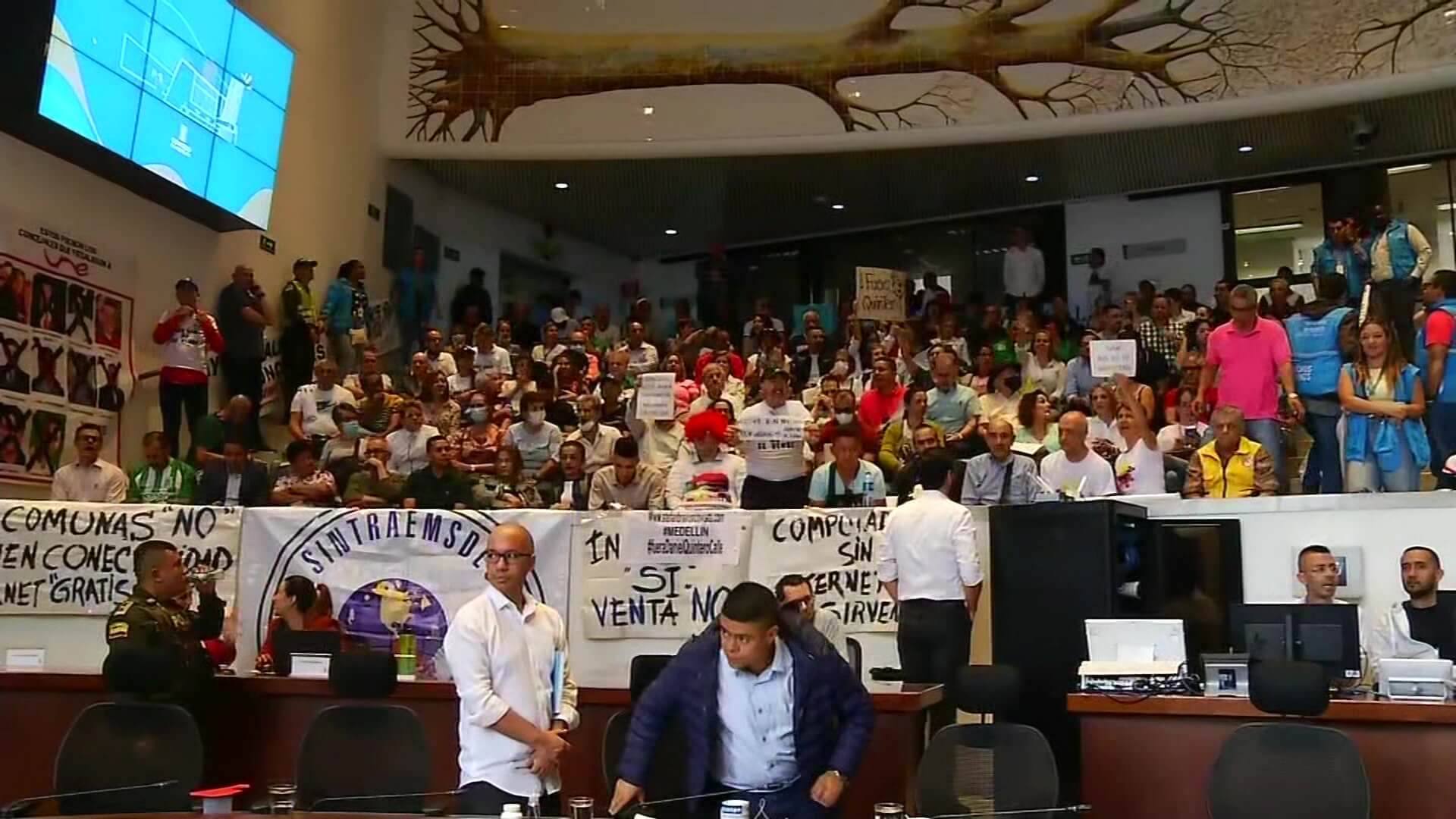 Otra agitada sesión en el Concejo de Medellín