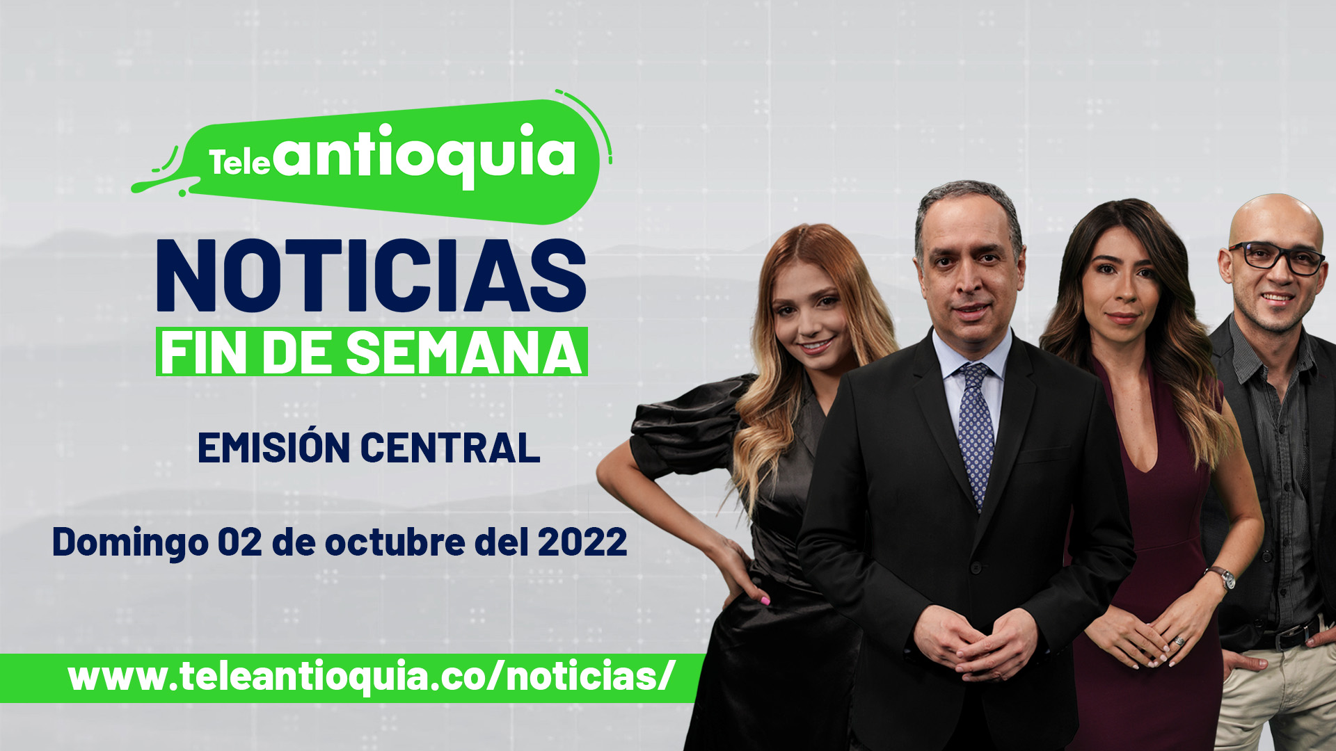 TeleantioquiaNoticias – domingo 02 de octubre del 2022 – 1:00 p. m.