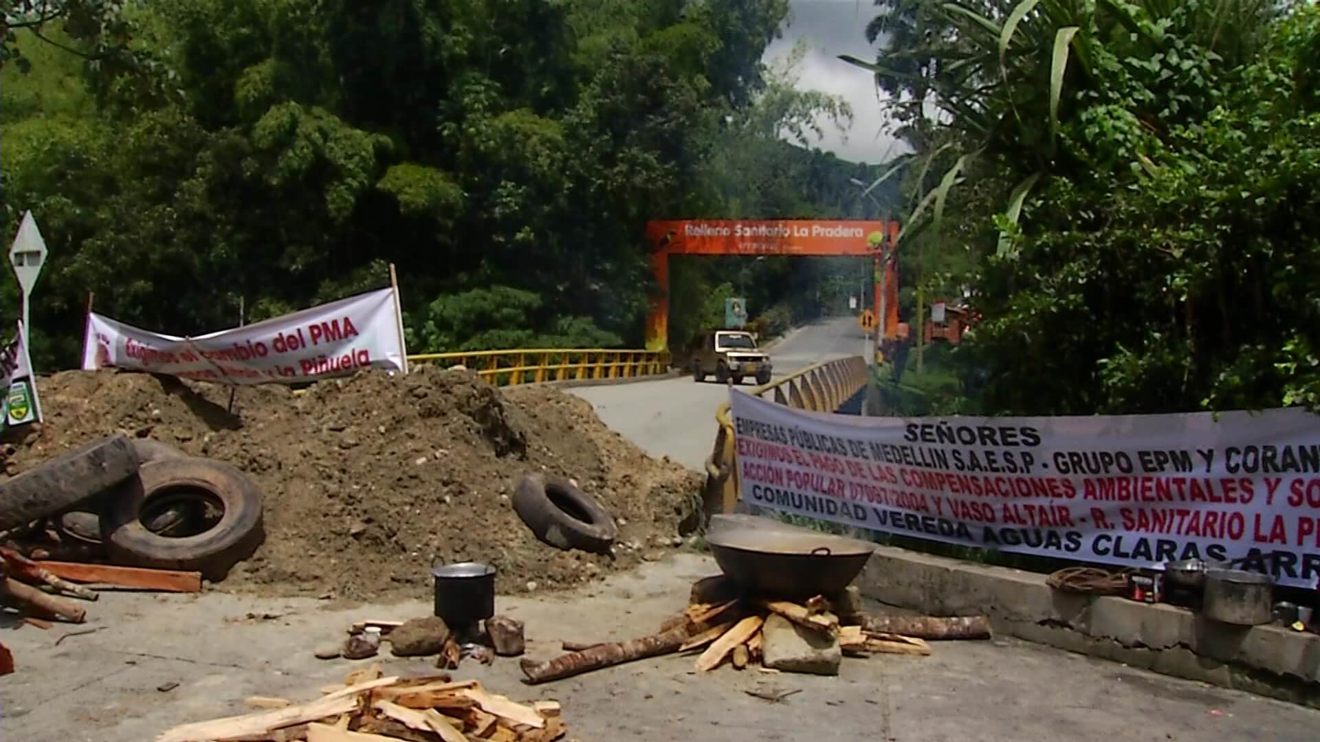 Protesta contra relleno La Pradera