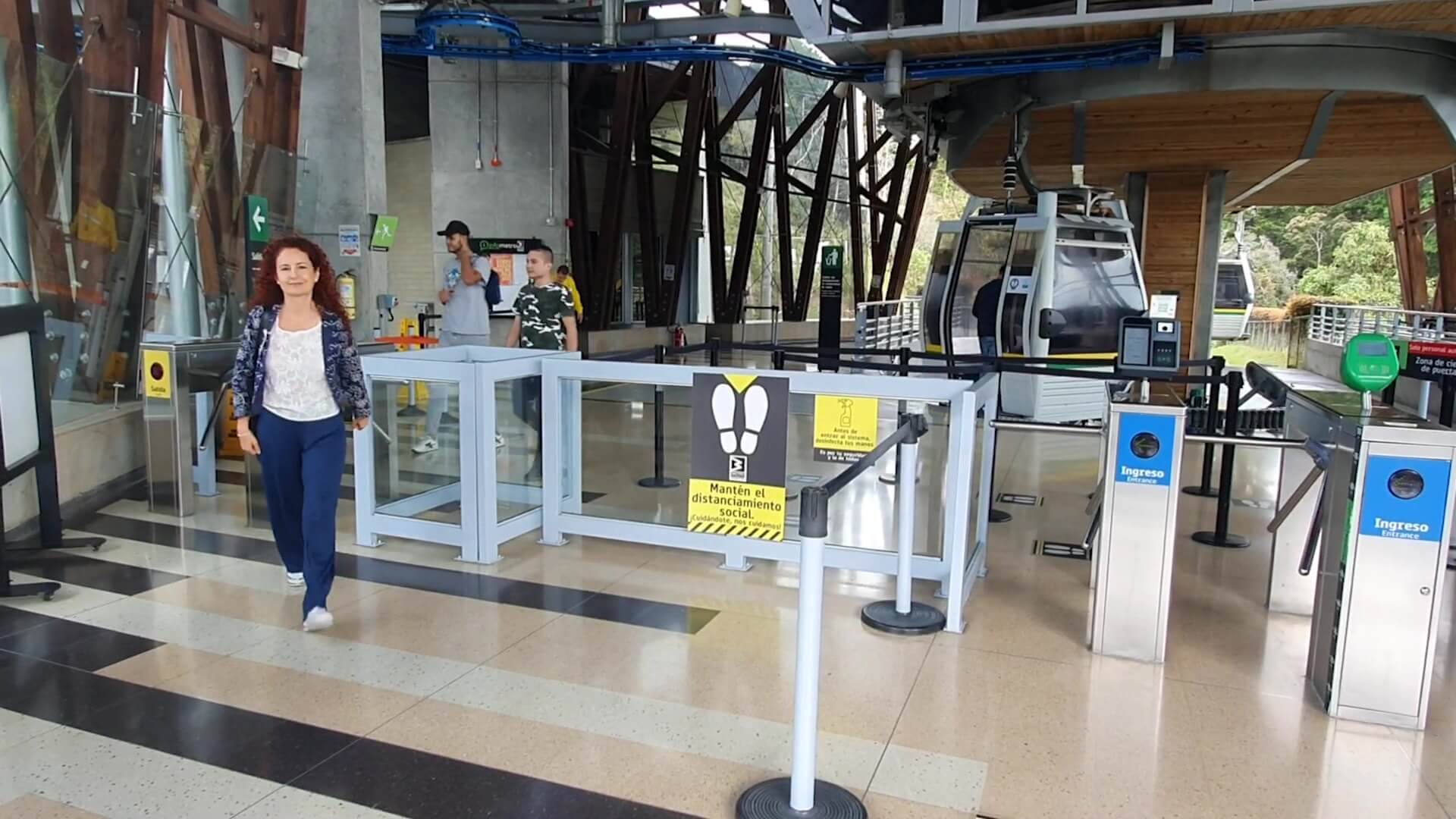 Técnica de respiración consciente en el Metro