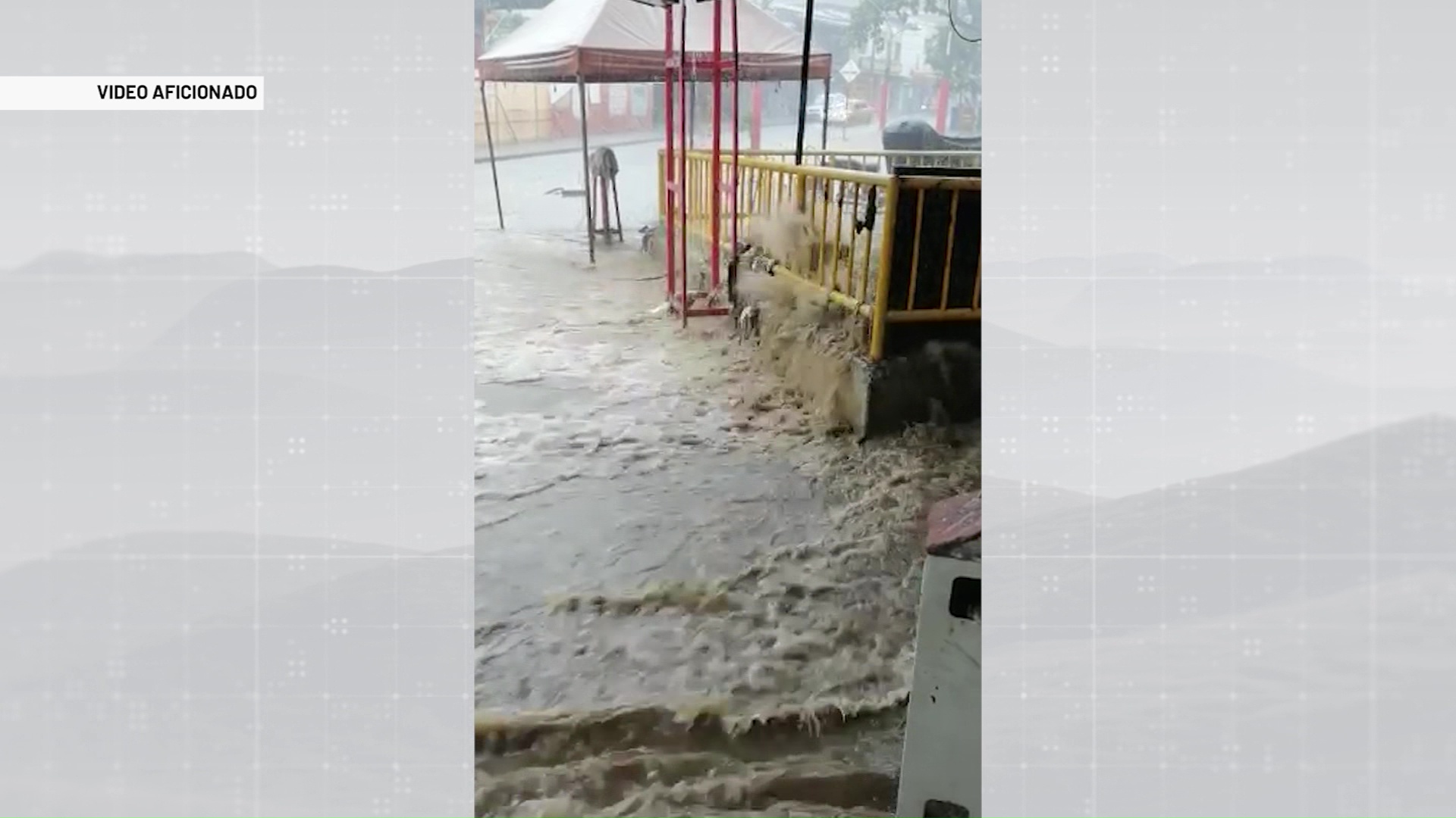 Afectaciones por las lluvias de este domingo