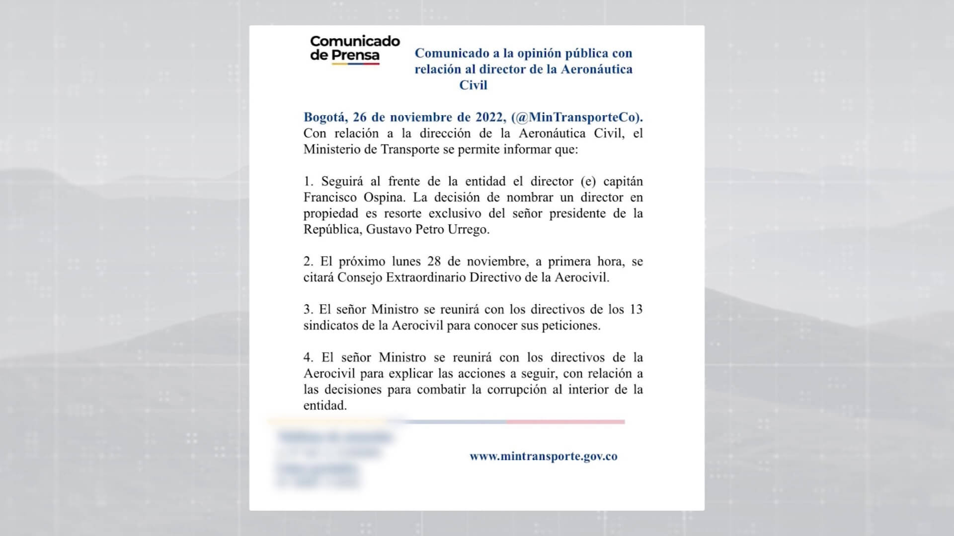 Investigan presunta corrupción en la Aerocivil