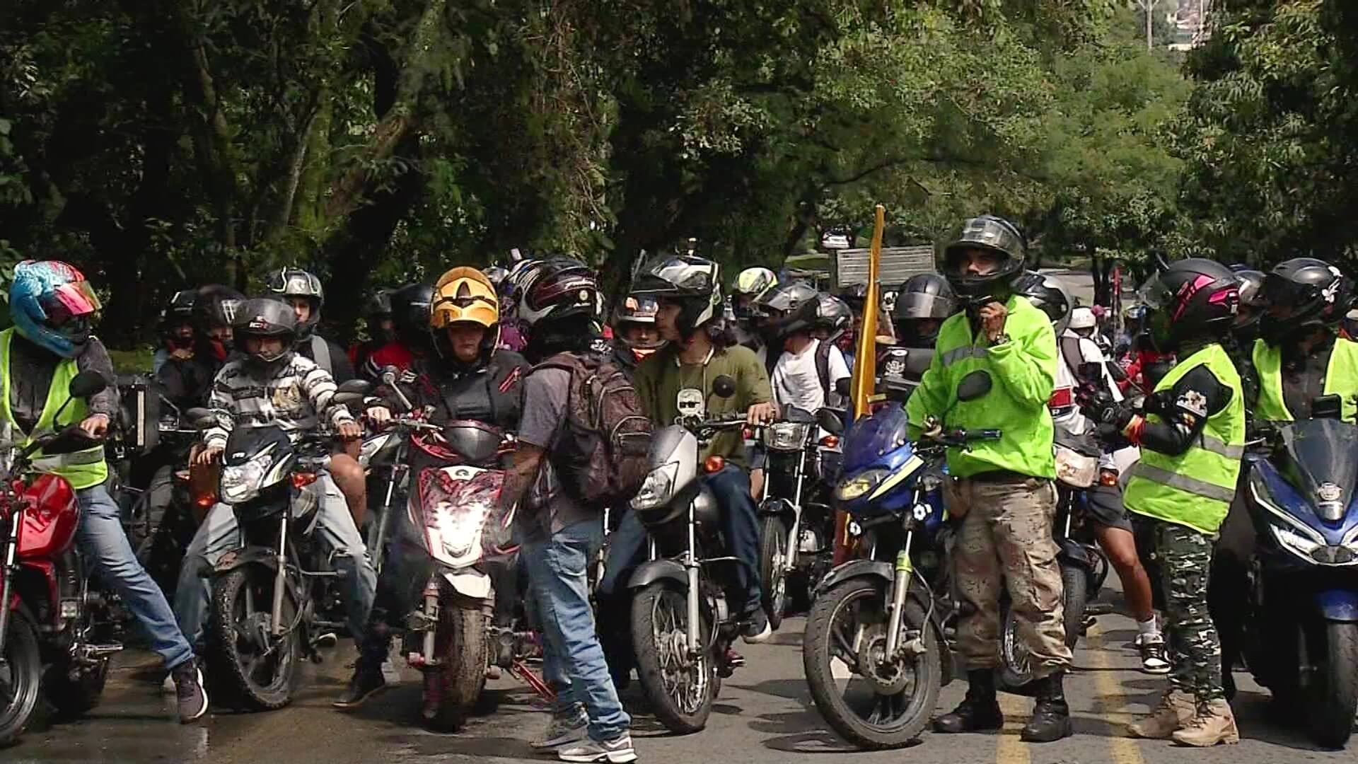 Motociclistas protestaron por incumplimiento de acuerdos