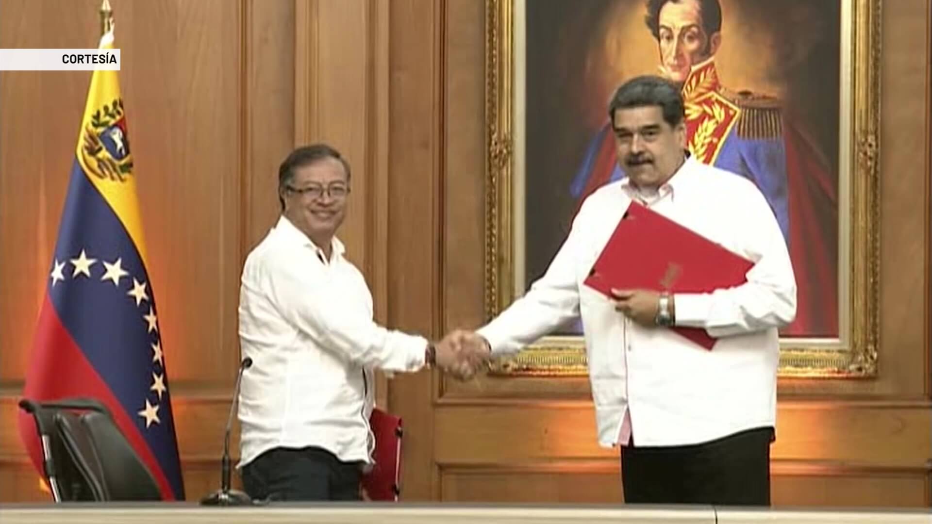 Primer encuentro entre Petro y Maduro