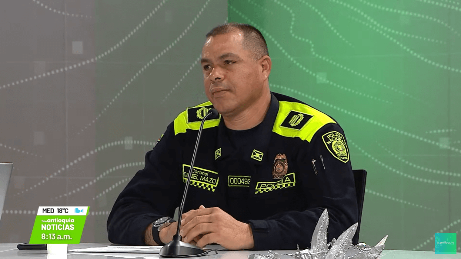 Entrevista con el Coronel Daniel Mazo, comandante Policía Antioquia