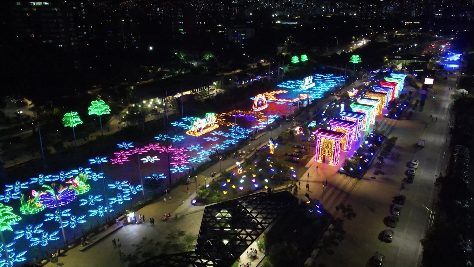 Encendido del alumbrado navideño