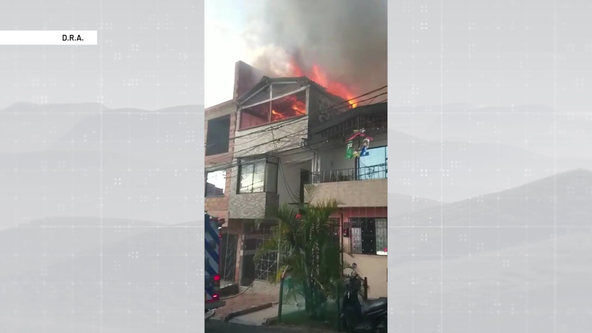 Hombre de 70 años se salvó de morir en incendio