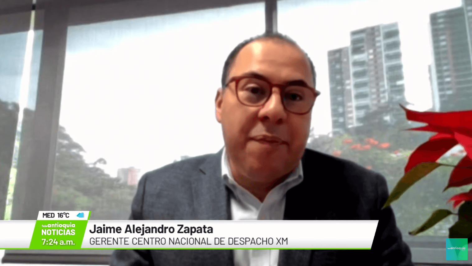 Entrevista con Jaime Alejandro Zapata, gerente Centro Nacional de Despacho XM
