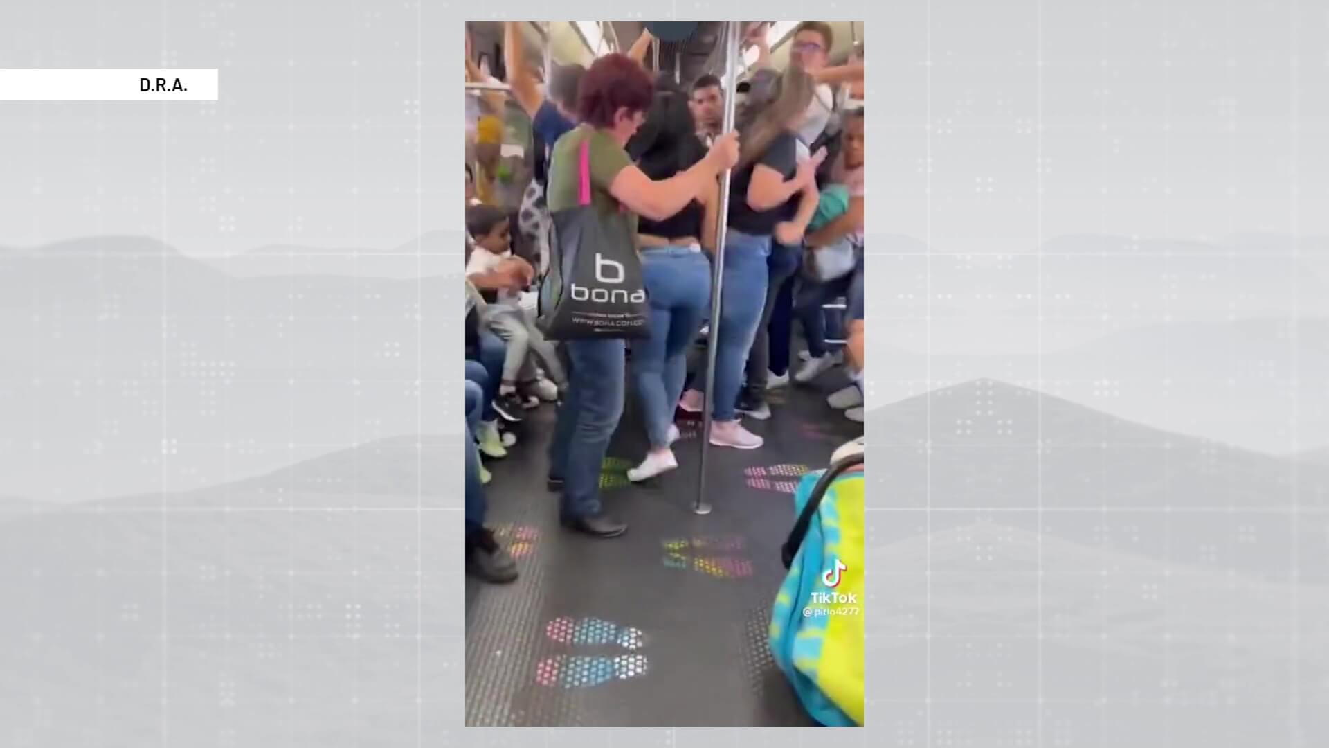 Pánico en el Metro de Medellín