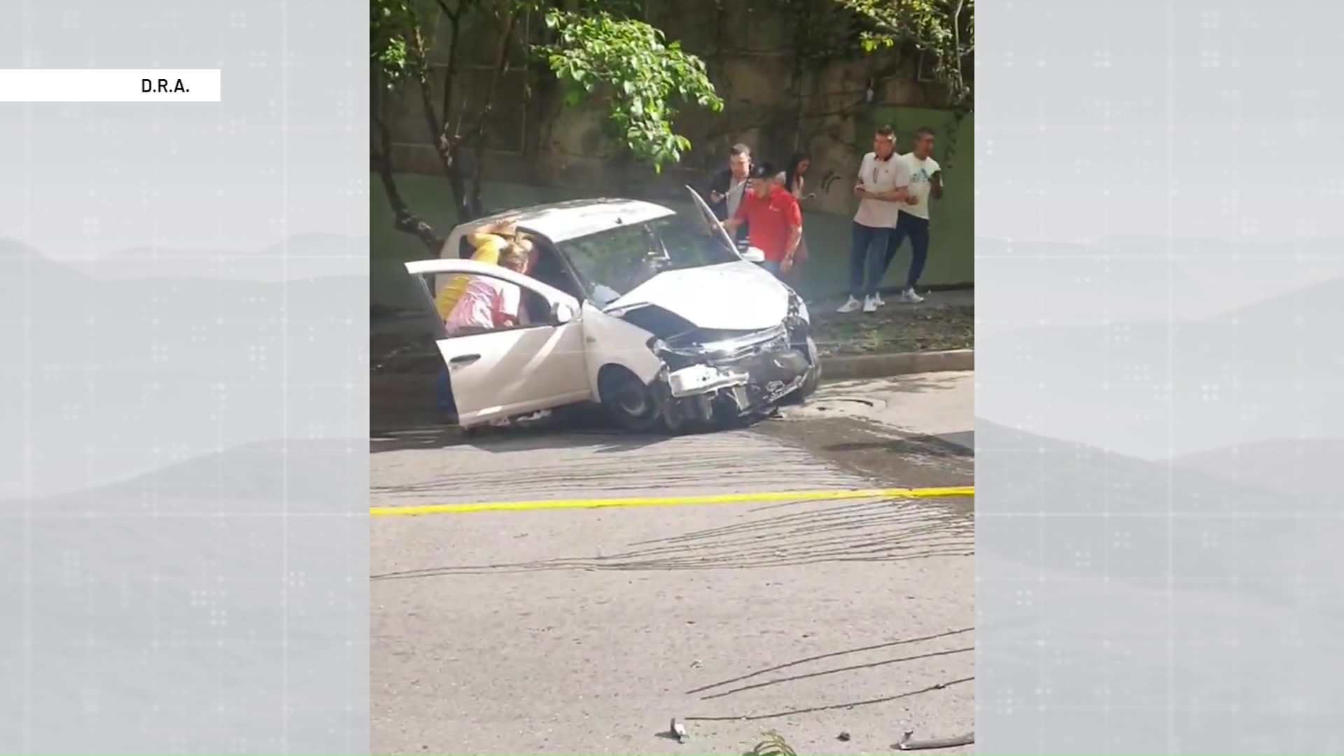 Vehículos sin frenos generó accidente en Sabaneta