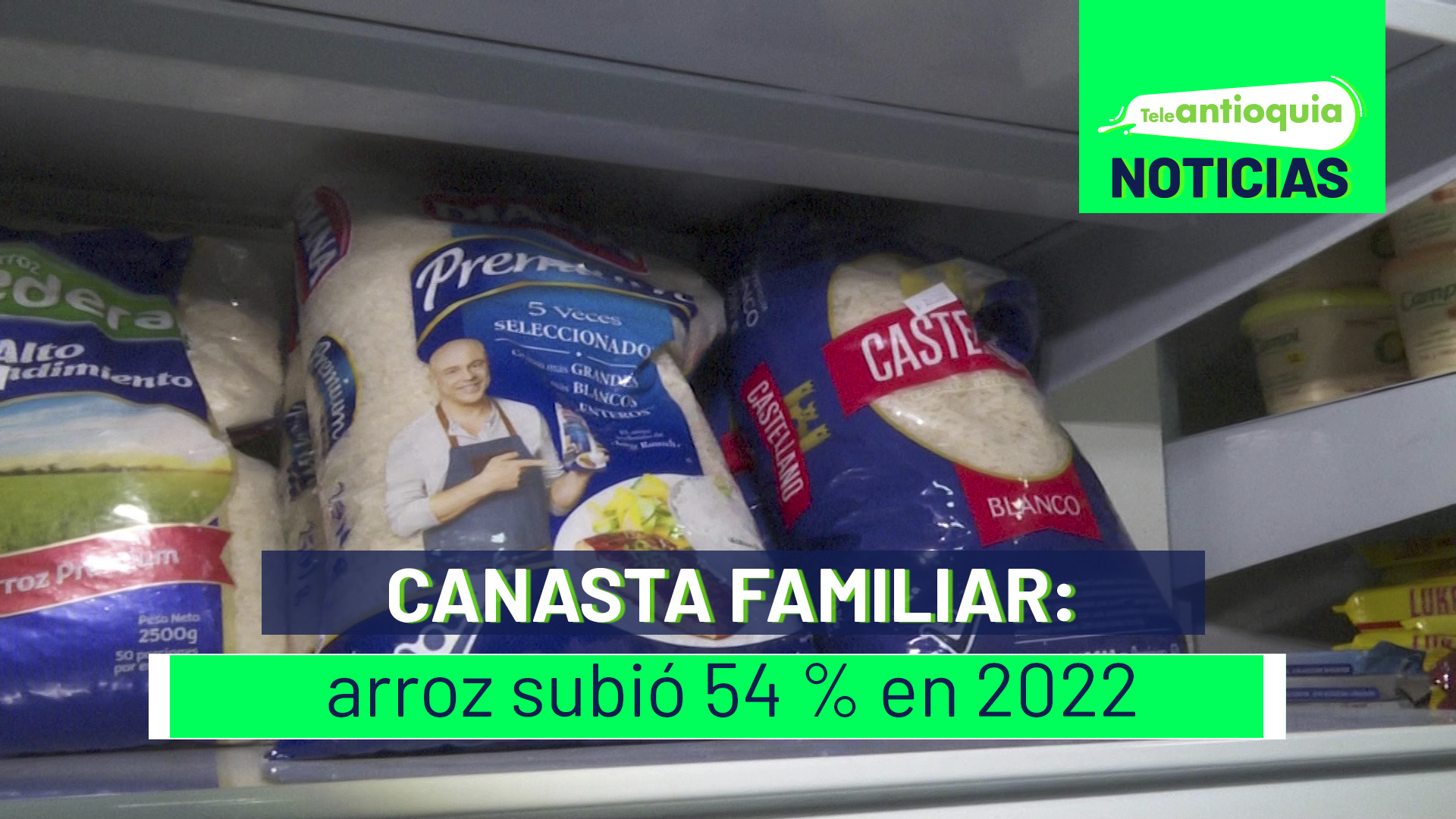 Canasta familiar: arroz subió 54 % en 2022