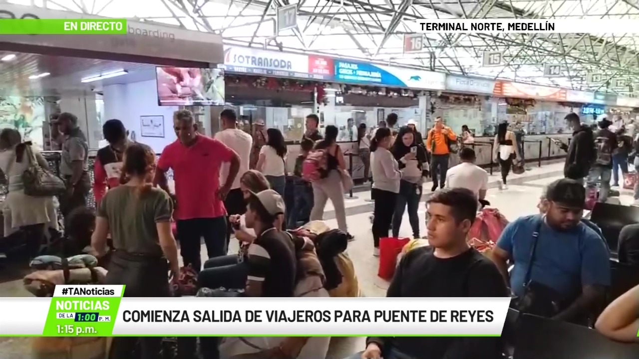 Comienza salida de viajeros para Puente de Reyes