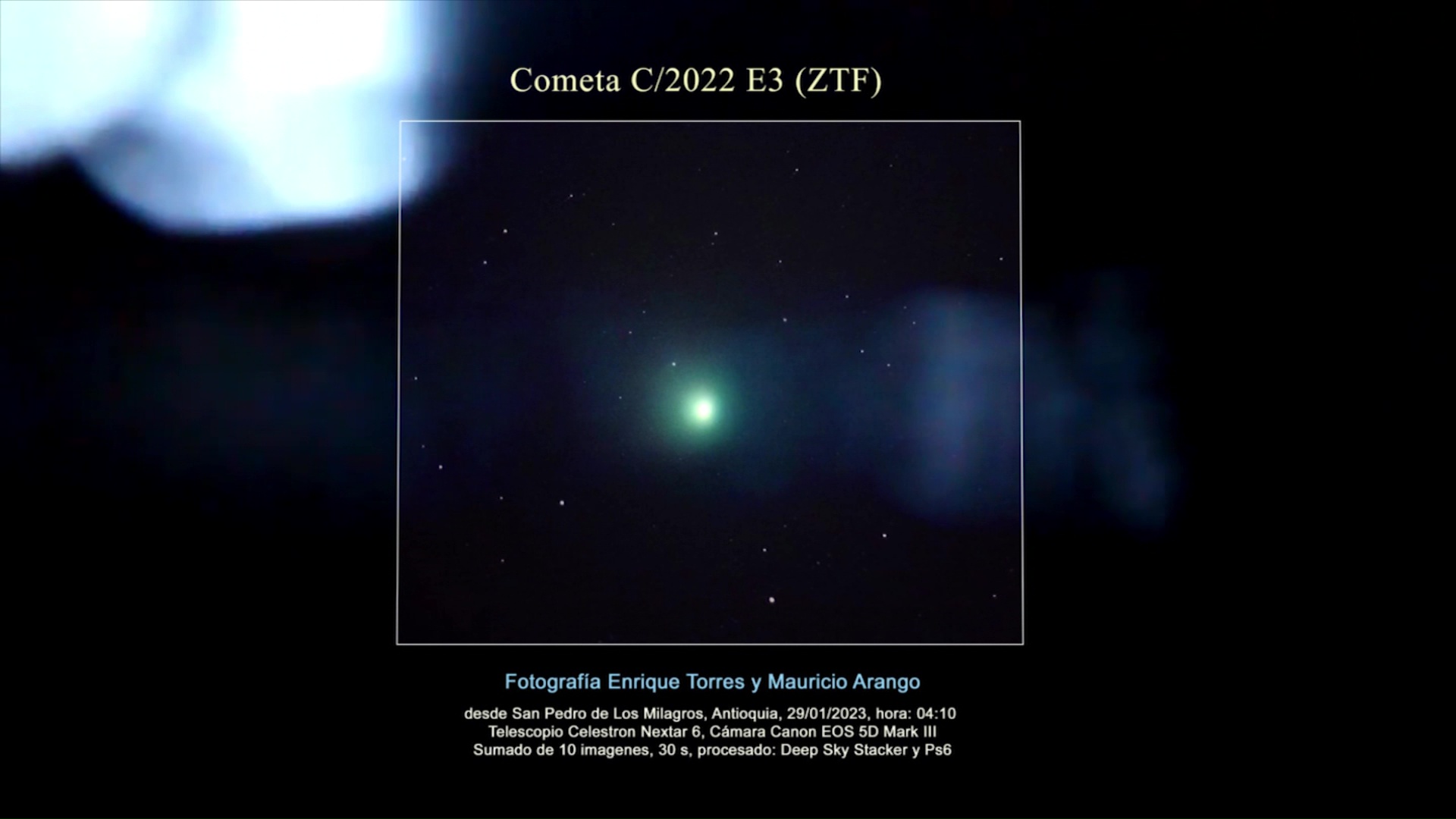 Detalles para ver en vivo el ‘cometa verde’