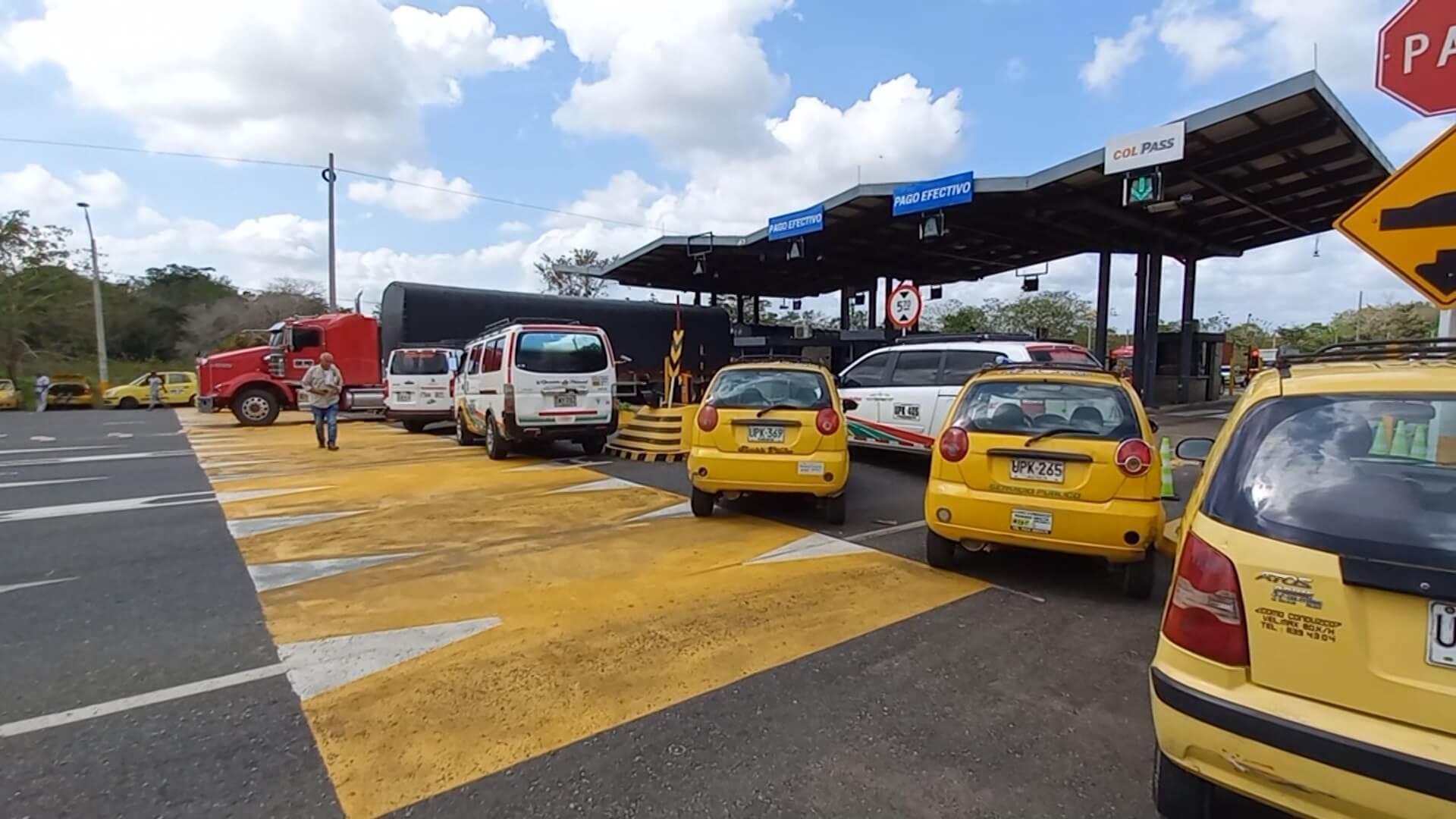 Peaje túnel de Occidente protesta de usuarios