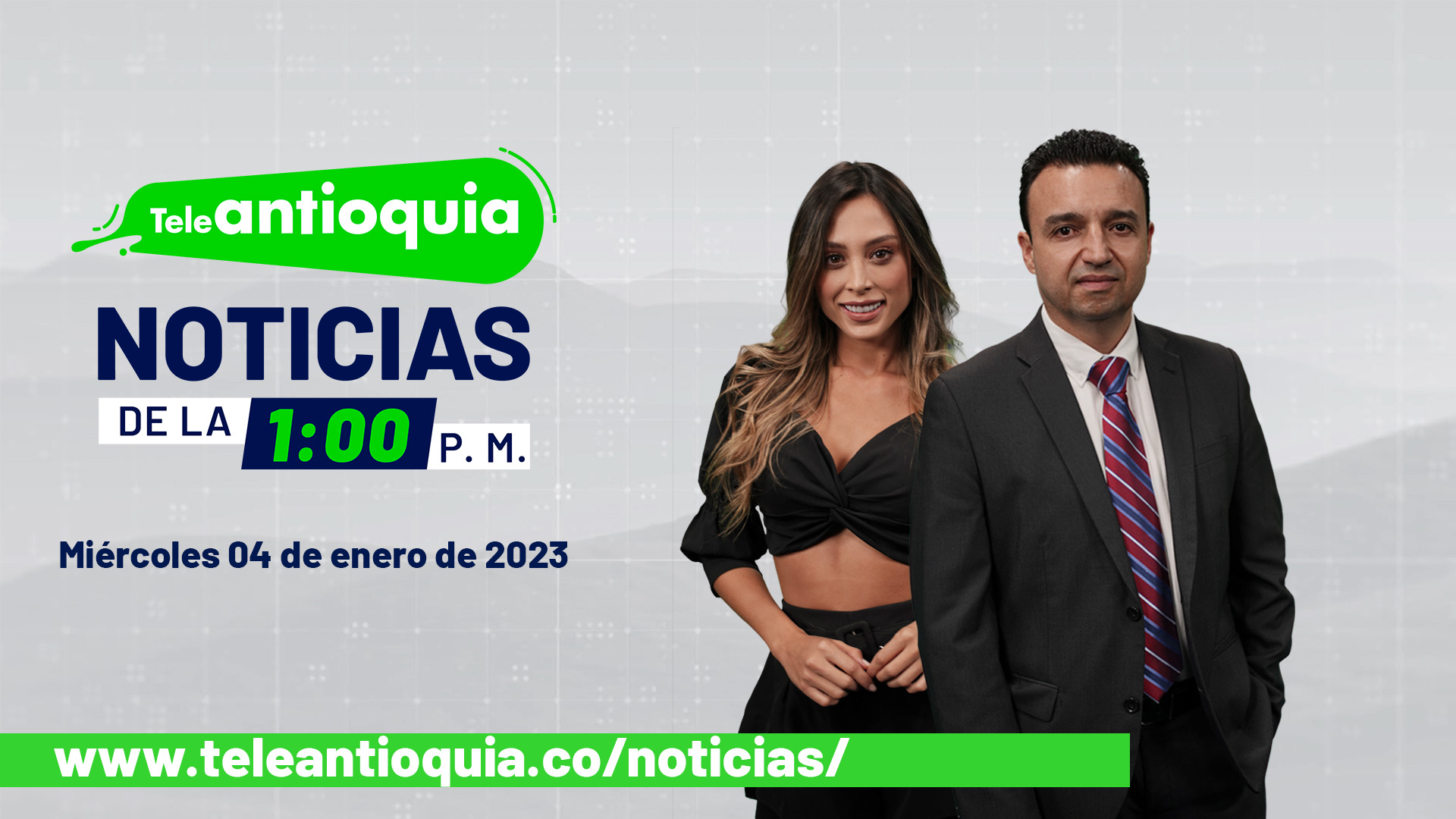 Teleantioquia Noticias de la 1:00 p.m. – miércoles 04 de enero de 2023
