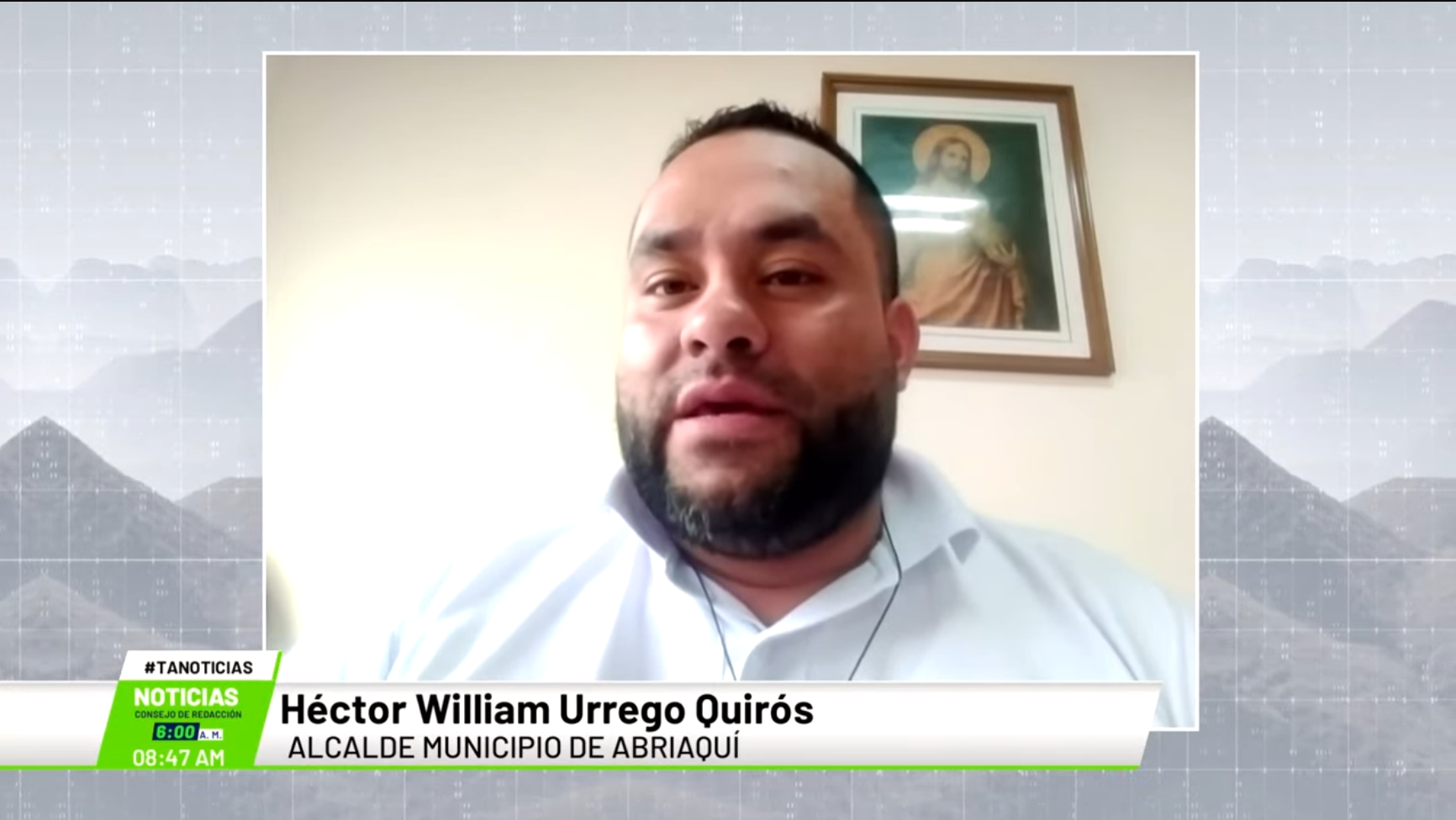 Entrevista en Consejo de Redacción a Héctor William Urrego Quirós, alcalde de Abriaquí.