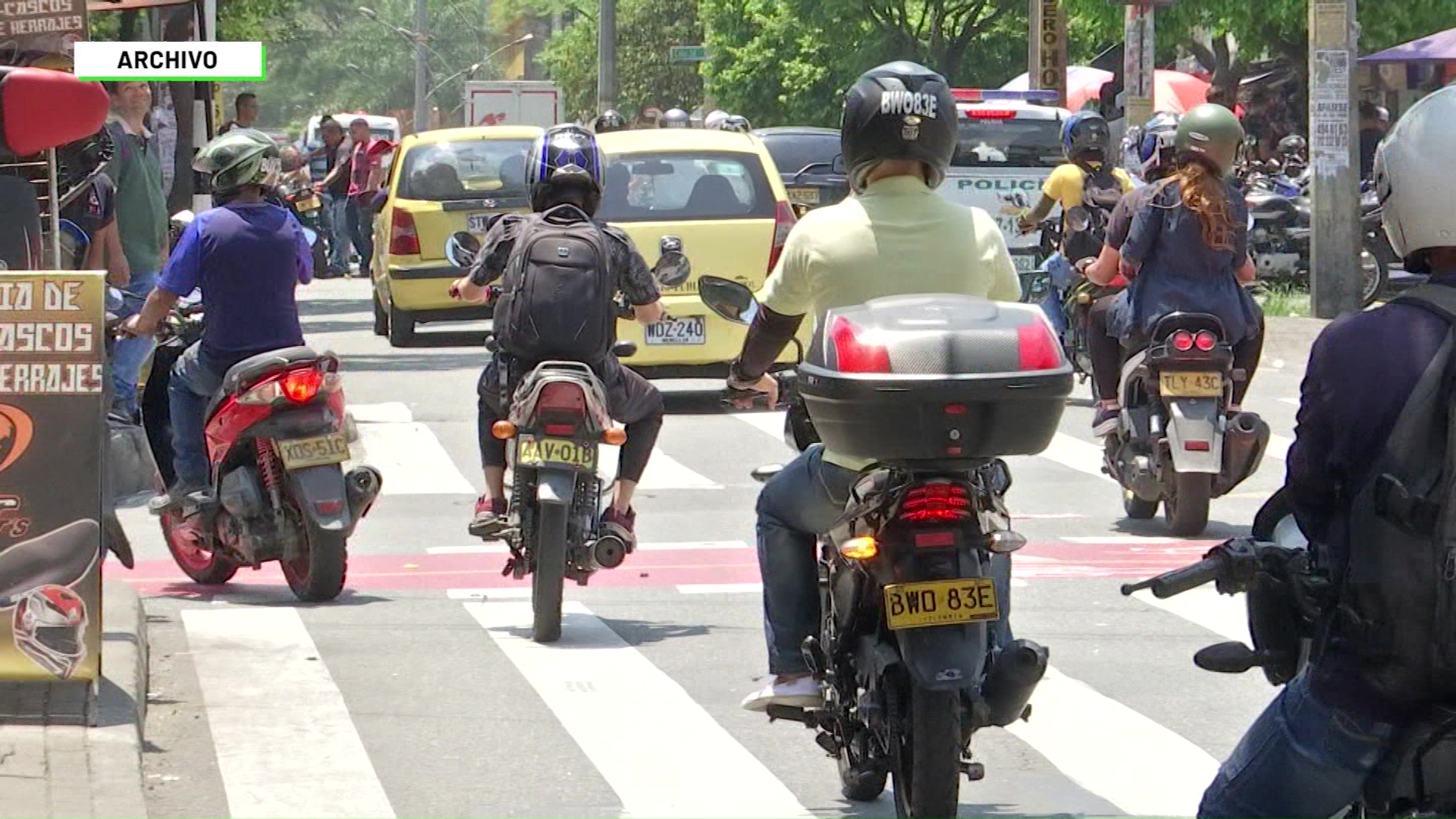 Aumentan matrículas de motos en La Estrella y Sabaneta