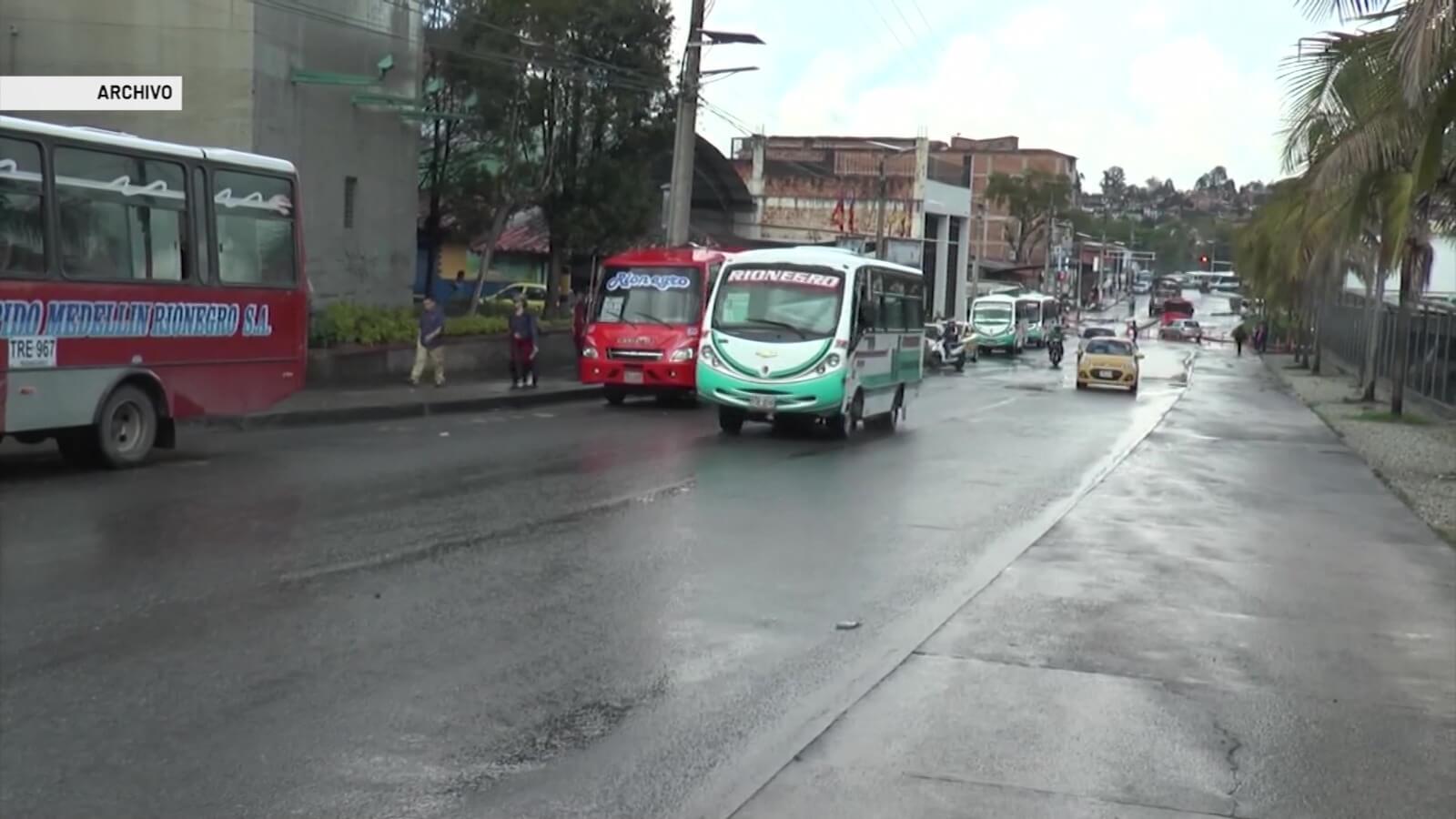 Autorizan aumento de $200 en transporte público de Rionegro