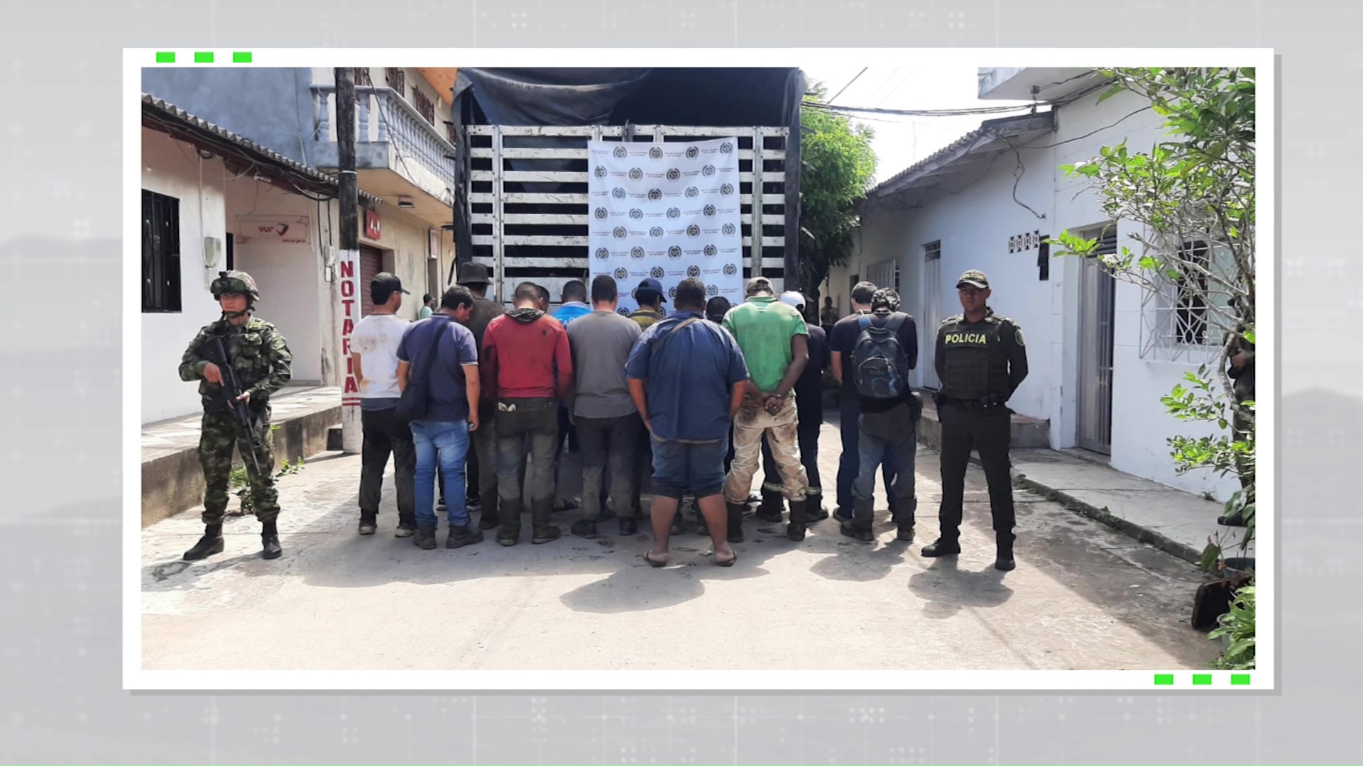 Capturadas 18 personas que transportaban tubería hurtada de Ecopetrol