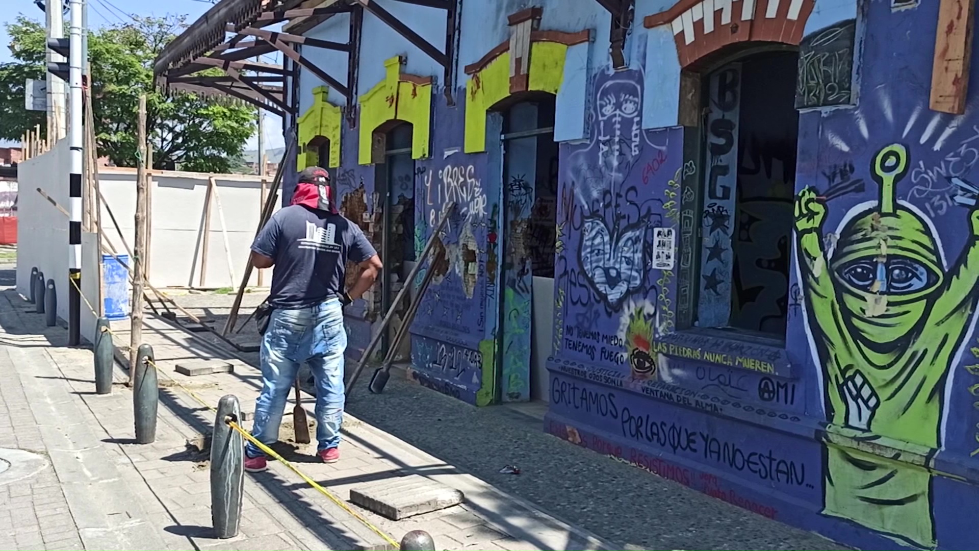 Comenzó restauración de la Estación El Bosque