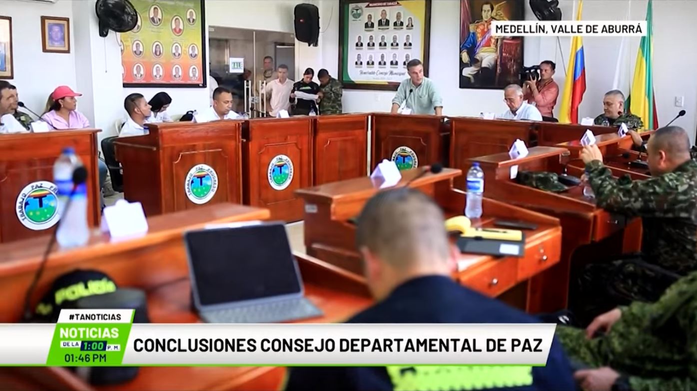 Conclusiones del Consejo Departamental de Paz