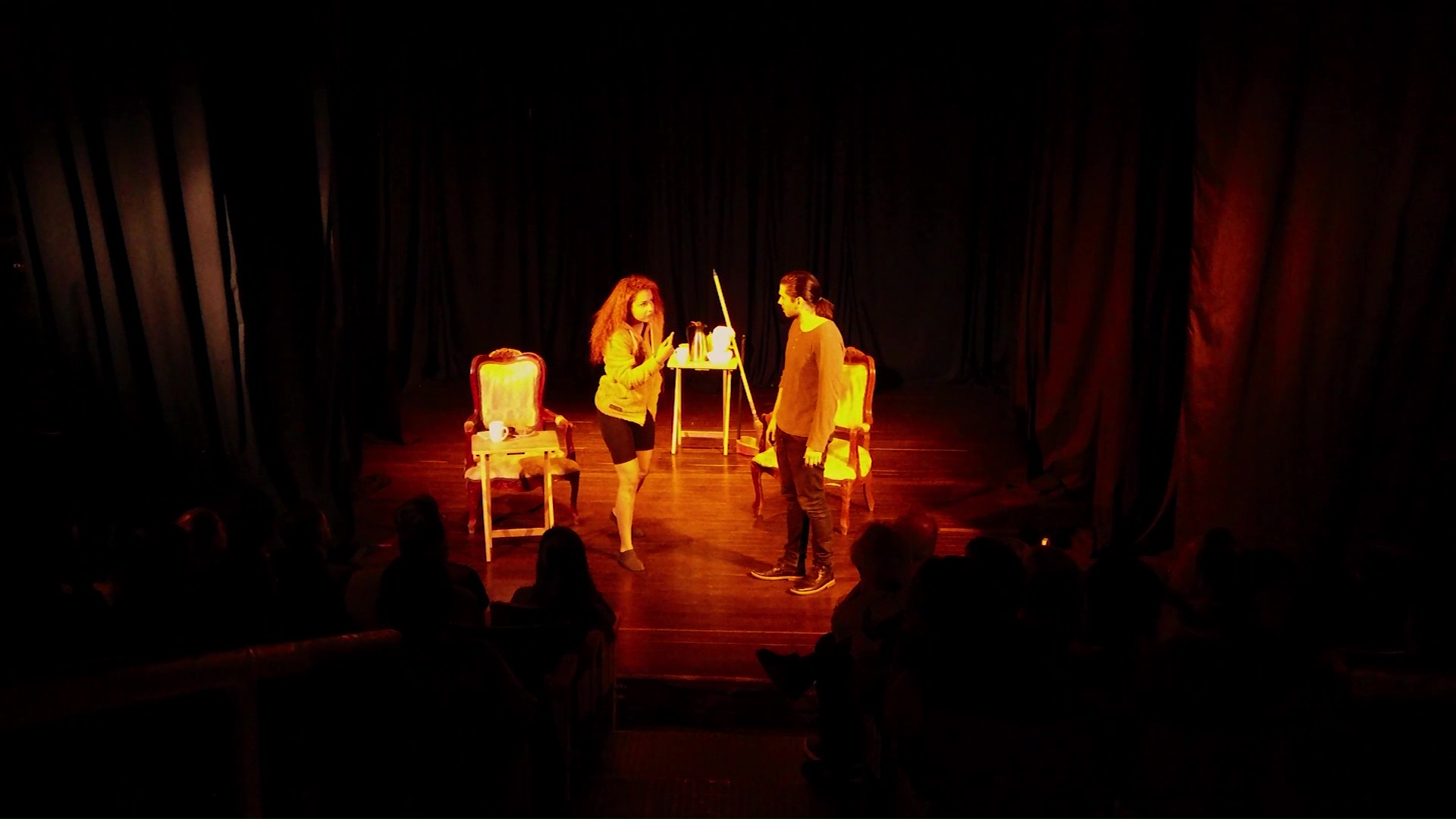 Montaje teatral ‘Cipriano’ en la polilla